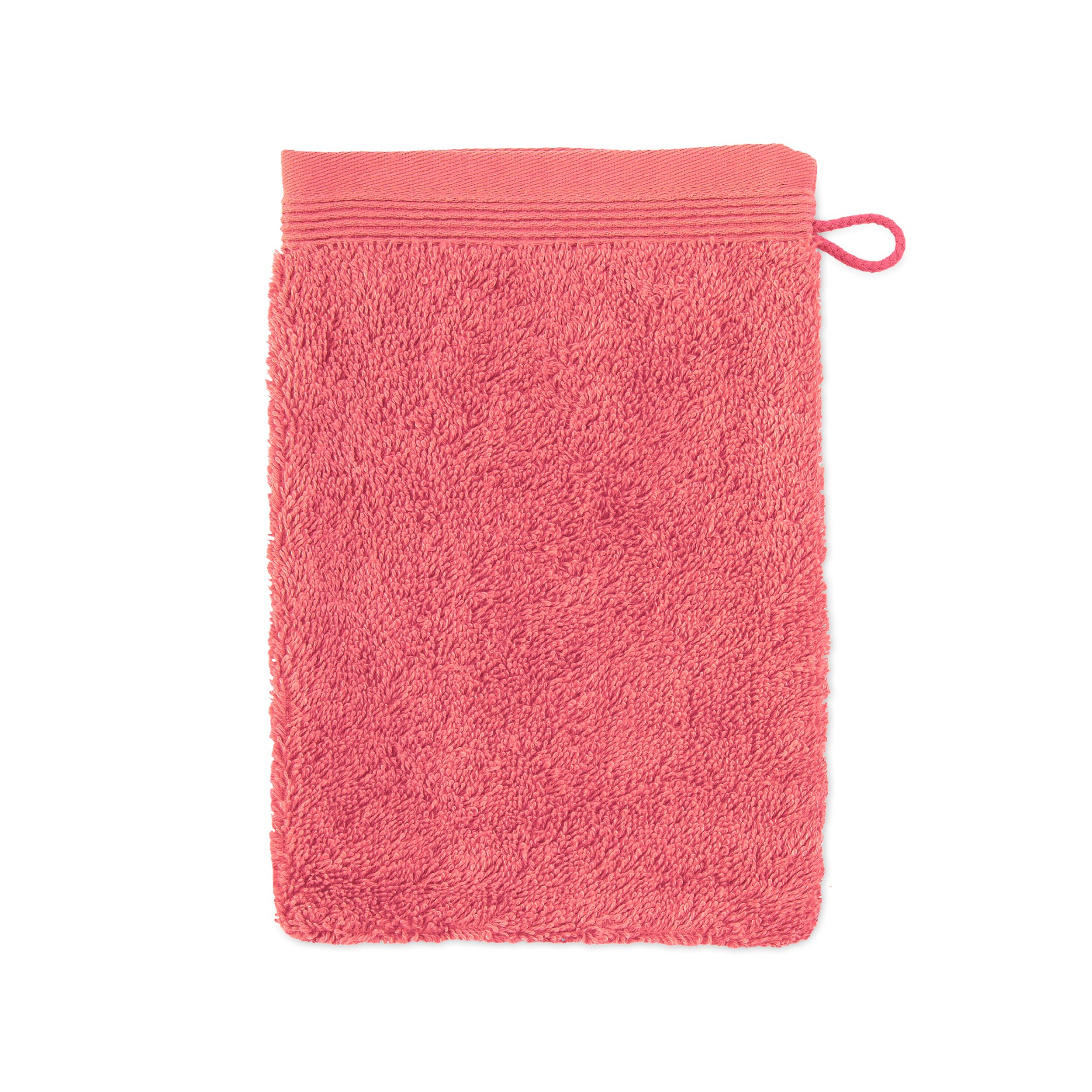 Möve Superwuschel Waschhandschuh 20 x 15 cm aus 100% Baumwolle, Coral