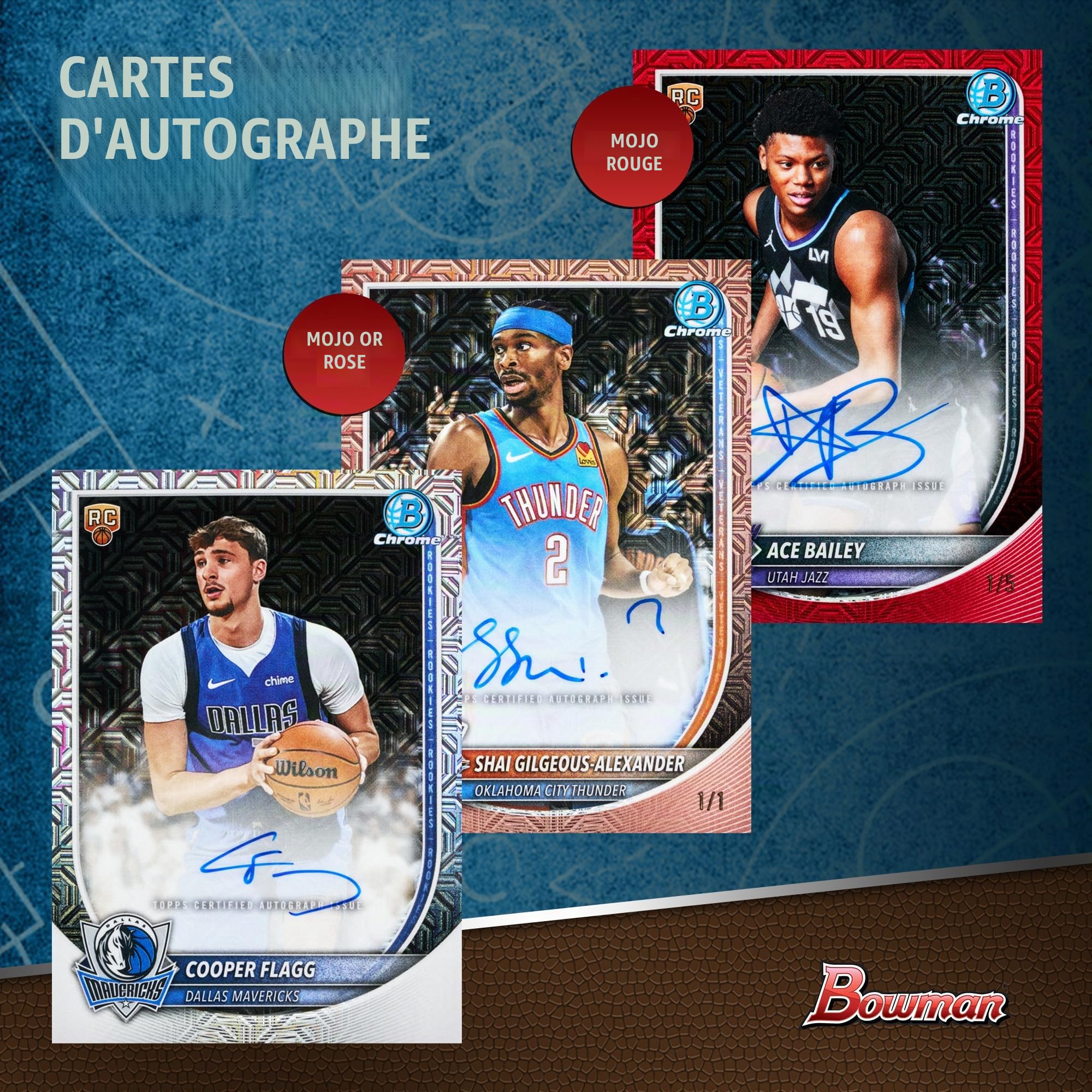 Ballon de basket Bowman 2025-26 - scellé en usine - Mega Box