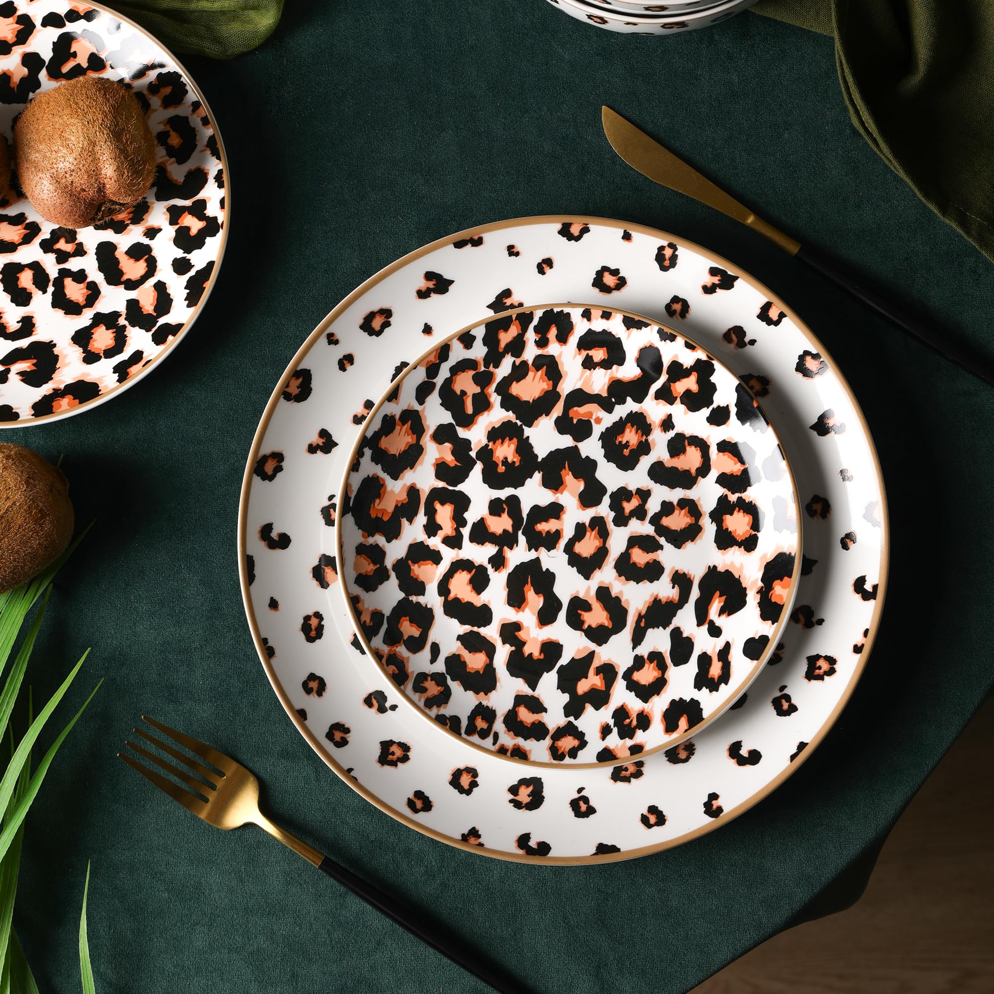 Amazon.com | Christian Siriano Majestic 24-Piece Dinnerware Set