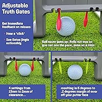 Vista 5 de Golf Putting Trainer: Pur Truth Replaces 8 Most Used Golf Putting Aids - Premium Mastery System - Perfect Eyeline Accuracy, Stroke Path, Length and