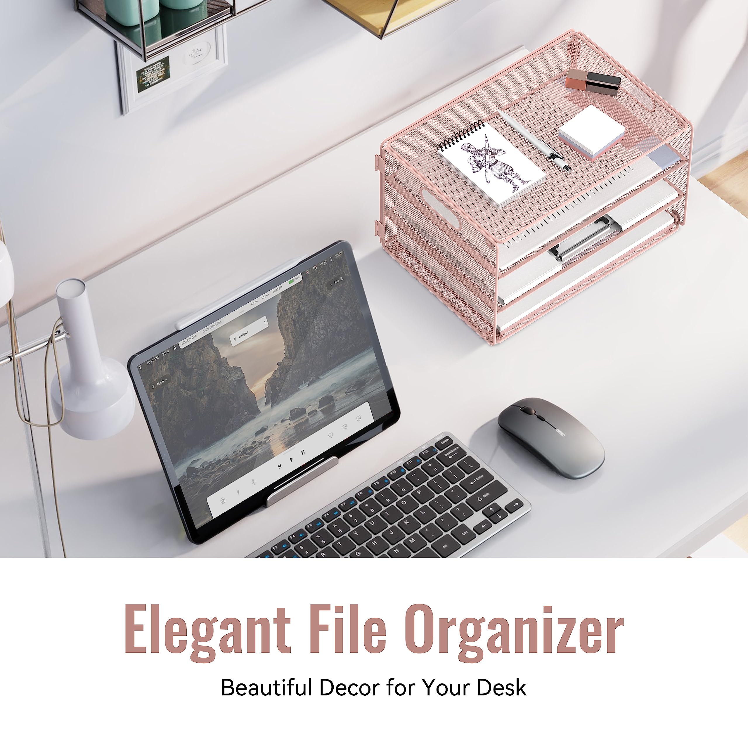 Snapklik.com : DALTACK 3 Tier Letter Tray Paper Organizer