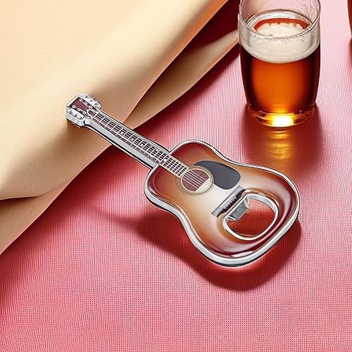 Miniatura 5 de LanHong Abrebotellas con forma de guitarra de cerveza, abrebotellas, guitarra, regalo, utensilios de cocina para bebedores, amantes de la guitarra y