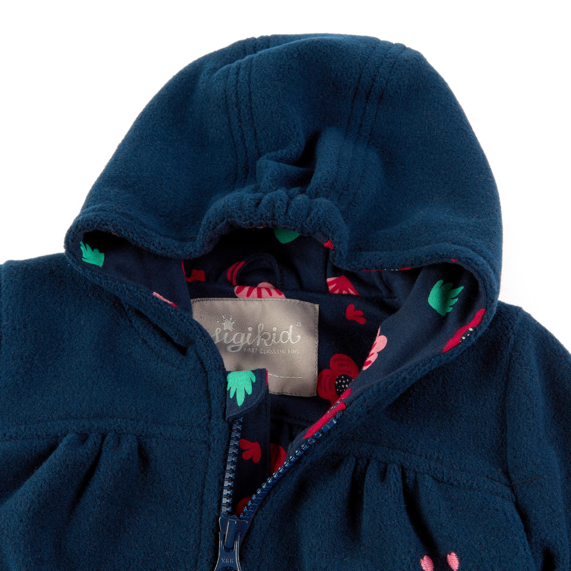 Sigikid Baby - Mädchen Baby - Mädchen Fleecejacke mit Kapuze Baby Fleecejacke