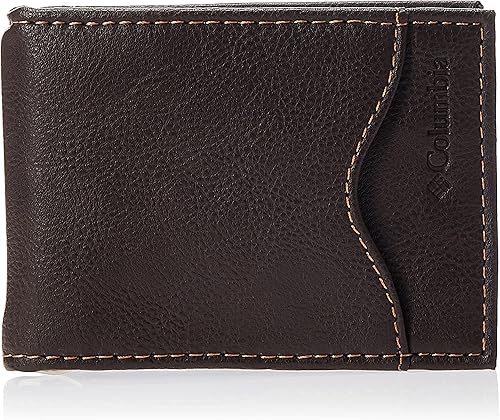 Columbia - Cartera con bolsillo frontal para hombre con clip para dinero