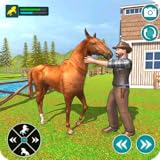 Einfache und einfache Steuerung, um virtuelle Pferdelebensspiele in 3D zu genießen