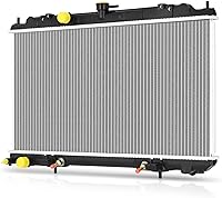 Vista 16 de DWVO Radiador Completo Compatible con Frontier 2.4L 1998-2015, Compatible con Frontier 3.3L 1999-2004, Compatible con Xterra 2.4L 3.3L 2000-2004