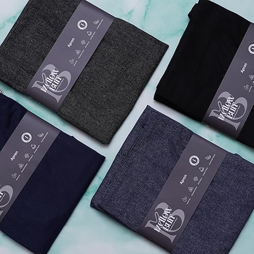 Miniatura 7 de Mellow Buff Chef Apron, Recycled Cotton Kitchen Apron with an Adjustable Neck with Long Ties, for cooking, baking