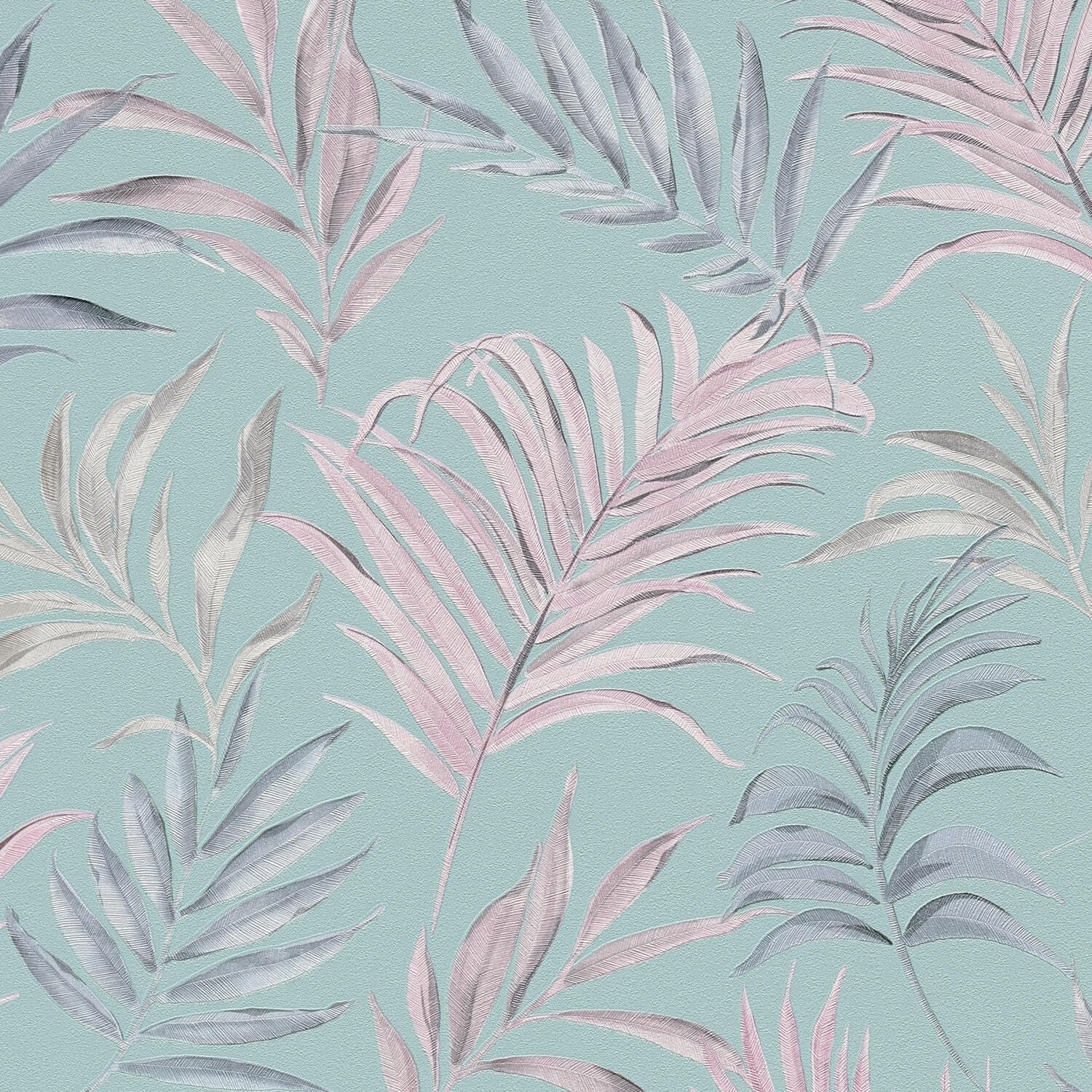Papier peint motif floral intissé pour masquer les défauts