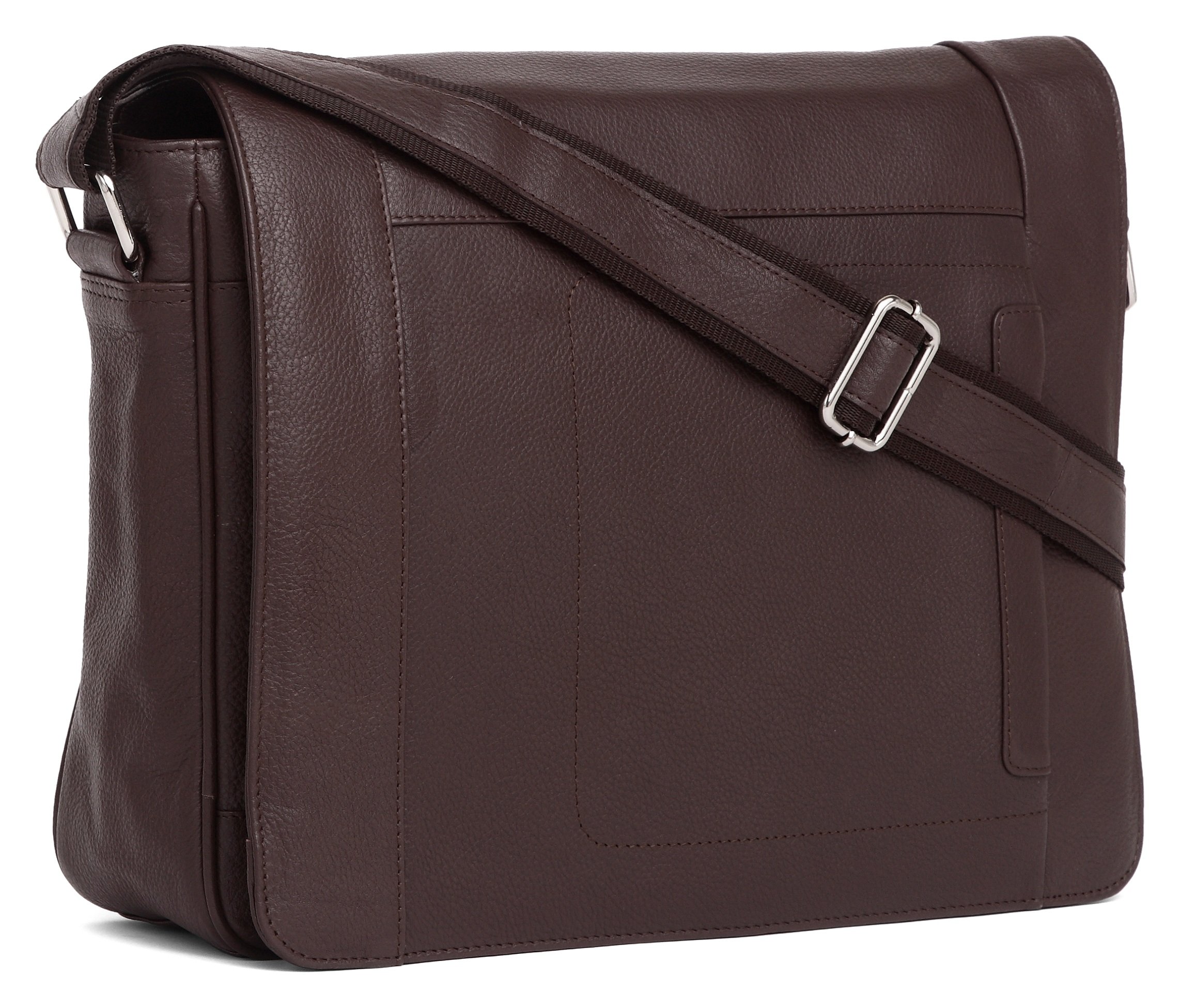 wildhorn Genuine Leather Laptop Messenger Bag for Men | Office Bag with Padded Laptop Compartment & Adjustable Strap | Fits 14" Laptop | 1-Year Warranty-picture-35