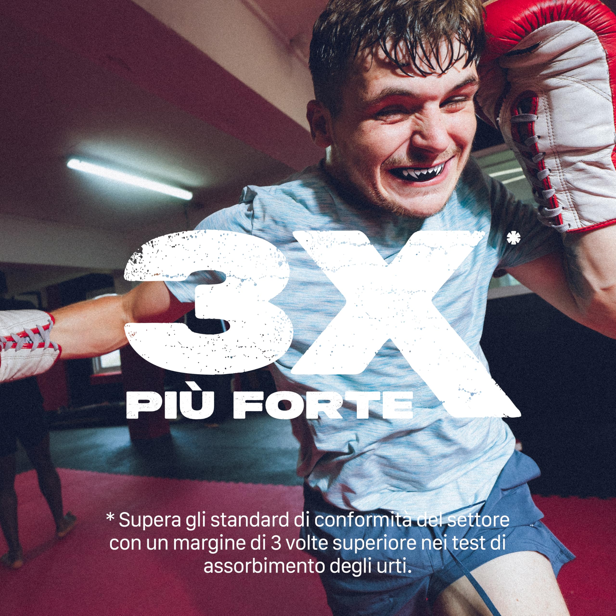 SAFEJAWZ Vestibilità Slim Paradenti Sportivo Adulti e Bambini Contatto Completo per Tutti Gli Sport, tra Cui Rugby, MMA, Hockey, Judo Arti Marziali e Boxe