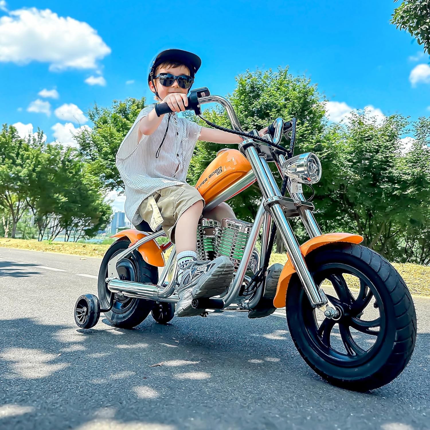 Hyper GoGo Training Wheel for Kids Electric Motorcycle