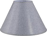 Vista 11 de Aspen Creative 32772 Pantalla de lámpara de construcción de araña con forma de imperio de tapa dura de transición en lino, 18 pulgadas de ancho