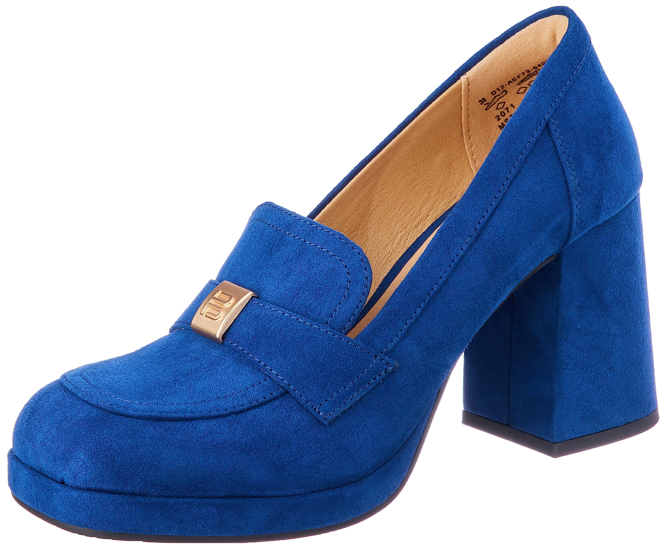 BAGATT Women's Gallarate Pump, Blue, EU 41, Blue, 8.5 UK