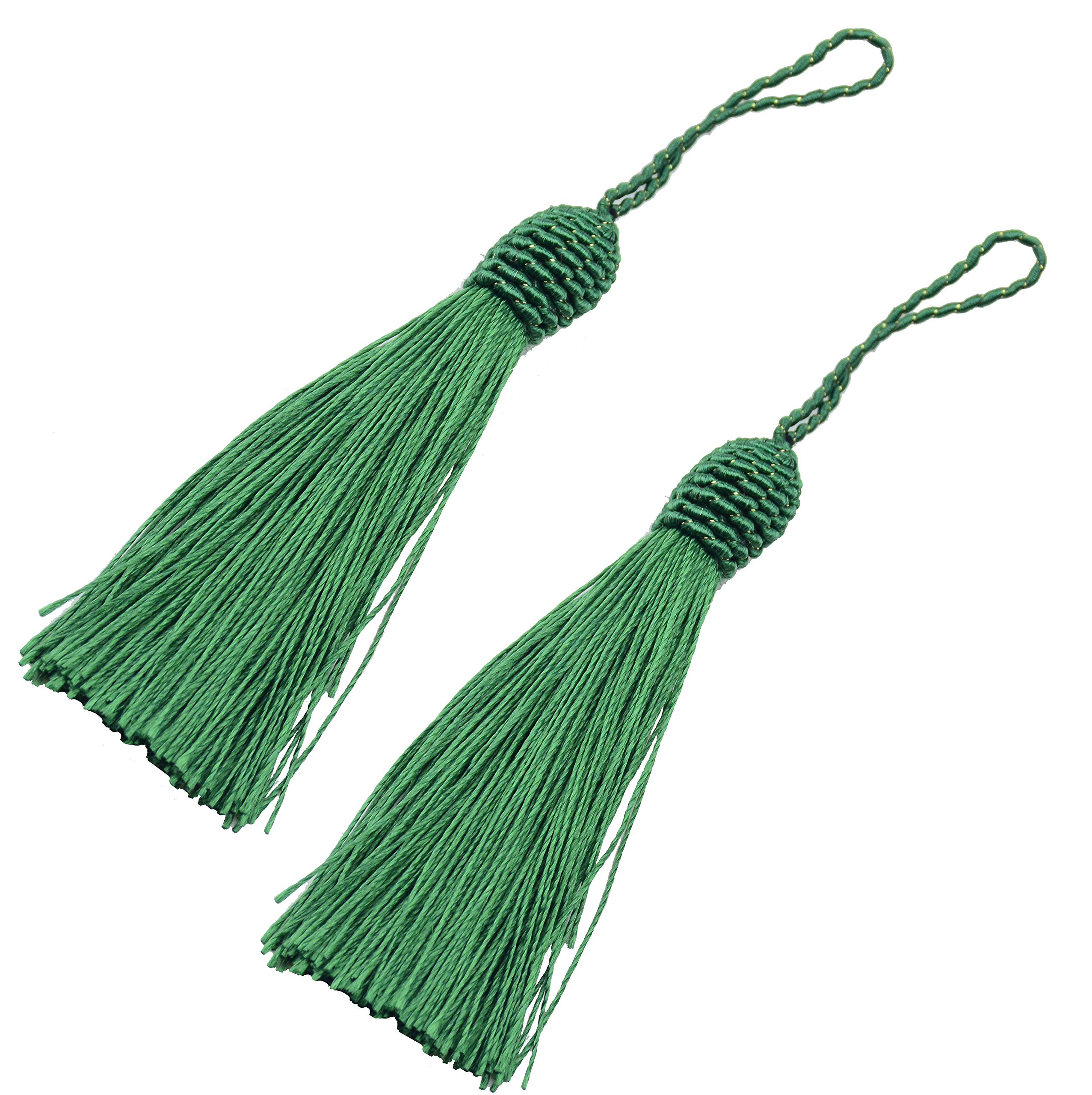 20 Glands Franges Soie 6 Pouces - Boucles 2 Pouces Noeud Chinois - DIY Bijoux, Signets, Décor