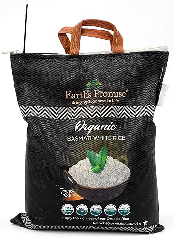Arroz Blanco Basmati Orgánico 5 Lb - Earths Promise