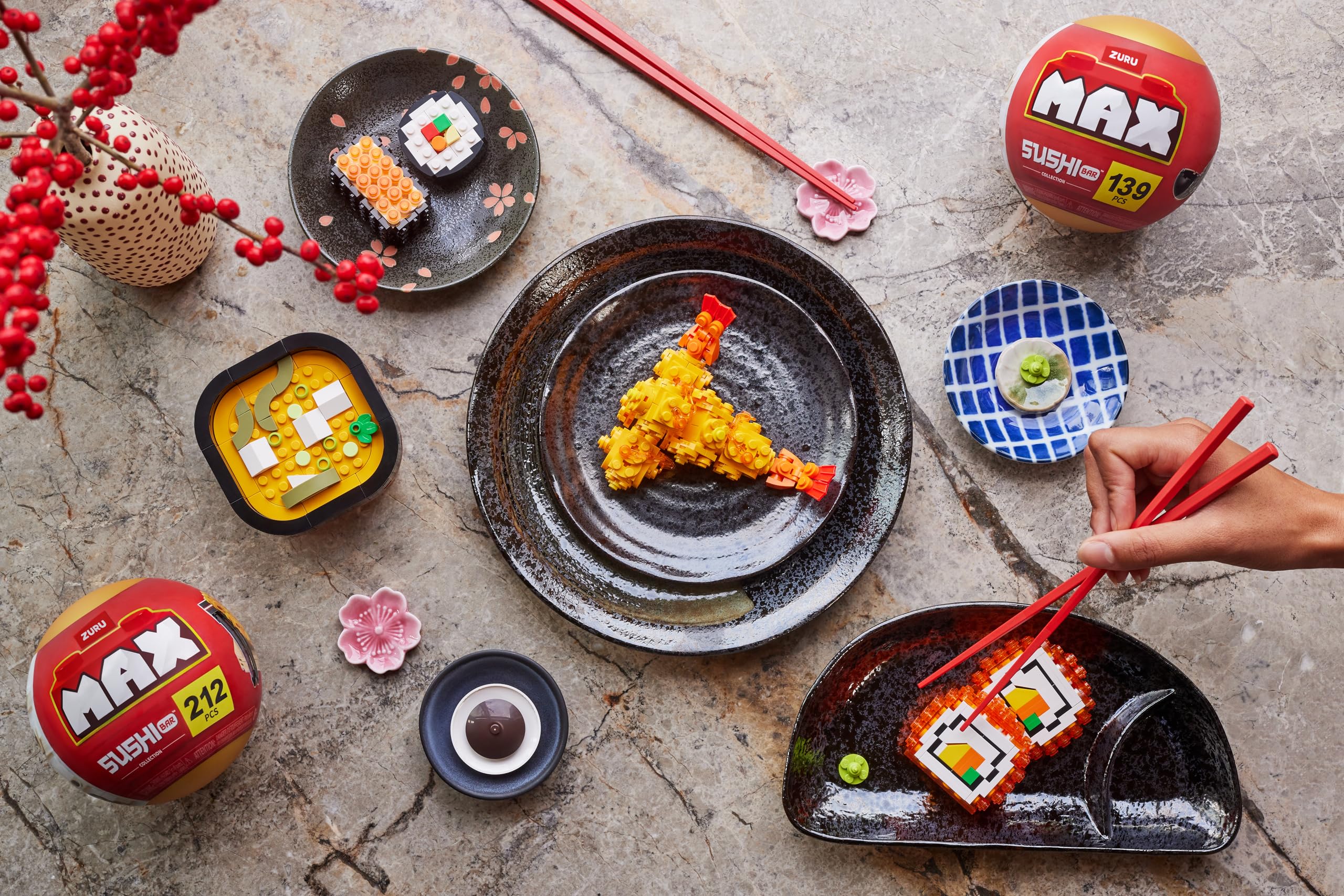 Max Build More Premium Sushi Bar Collection (Sushi Set) by ZURU