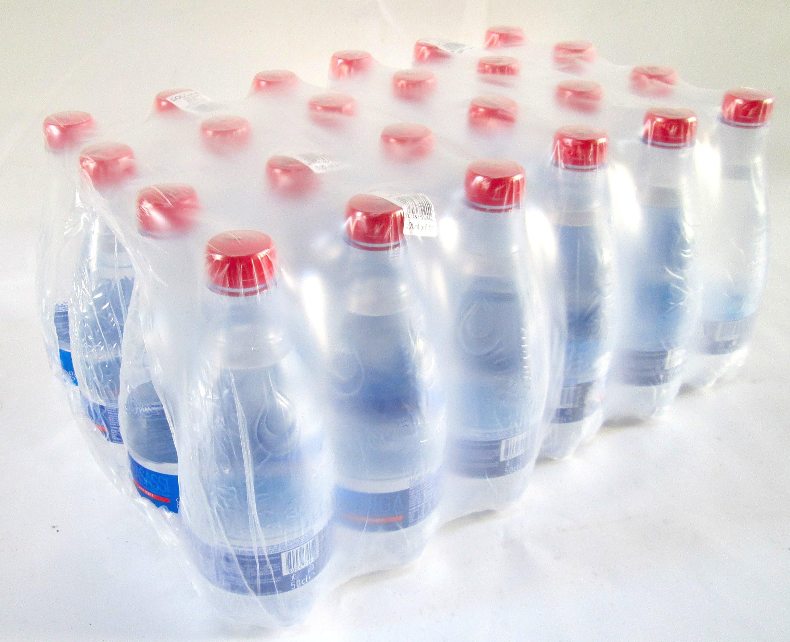 Frasassi: Goccia Blu Sparkling Oligomineral Water * 16.9 Fluid Ounce (0.5l) PET Bottles (Pack of 24) * [ Italian Import ]