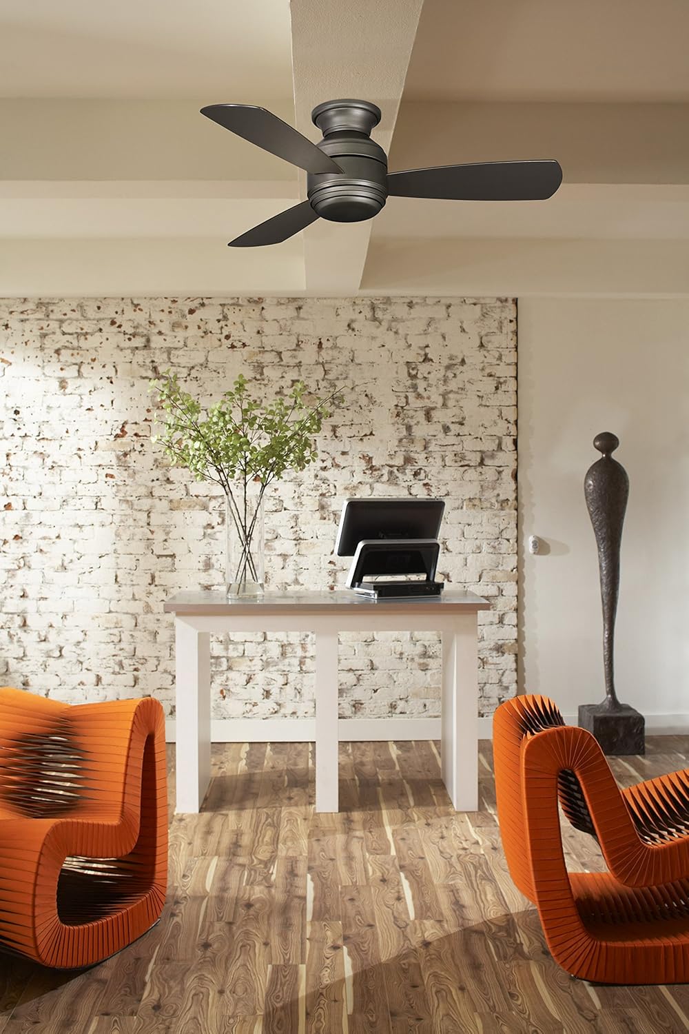 Fanimation Level Ceiling Fan installed in a room