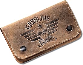 Tobacco pouch made of genuine leather in a vintage used look.