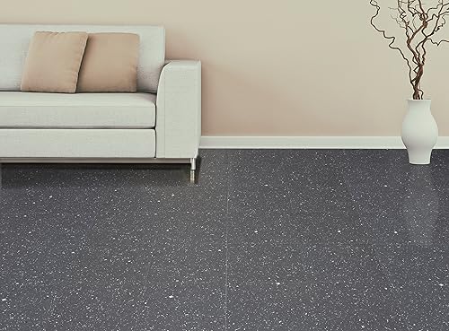 Miniatura 46 de Sterling - Azulejos de vinilo autoadhesivos de 12 pulgadas, 20 azulejos de 12 x 12 pulgadas, patrón de rosas españolas, despegar y pegar, suelos