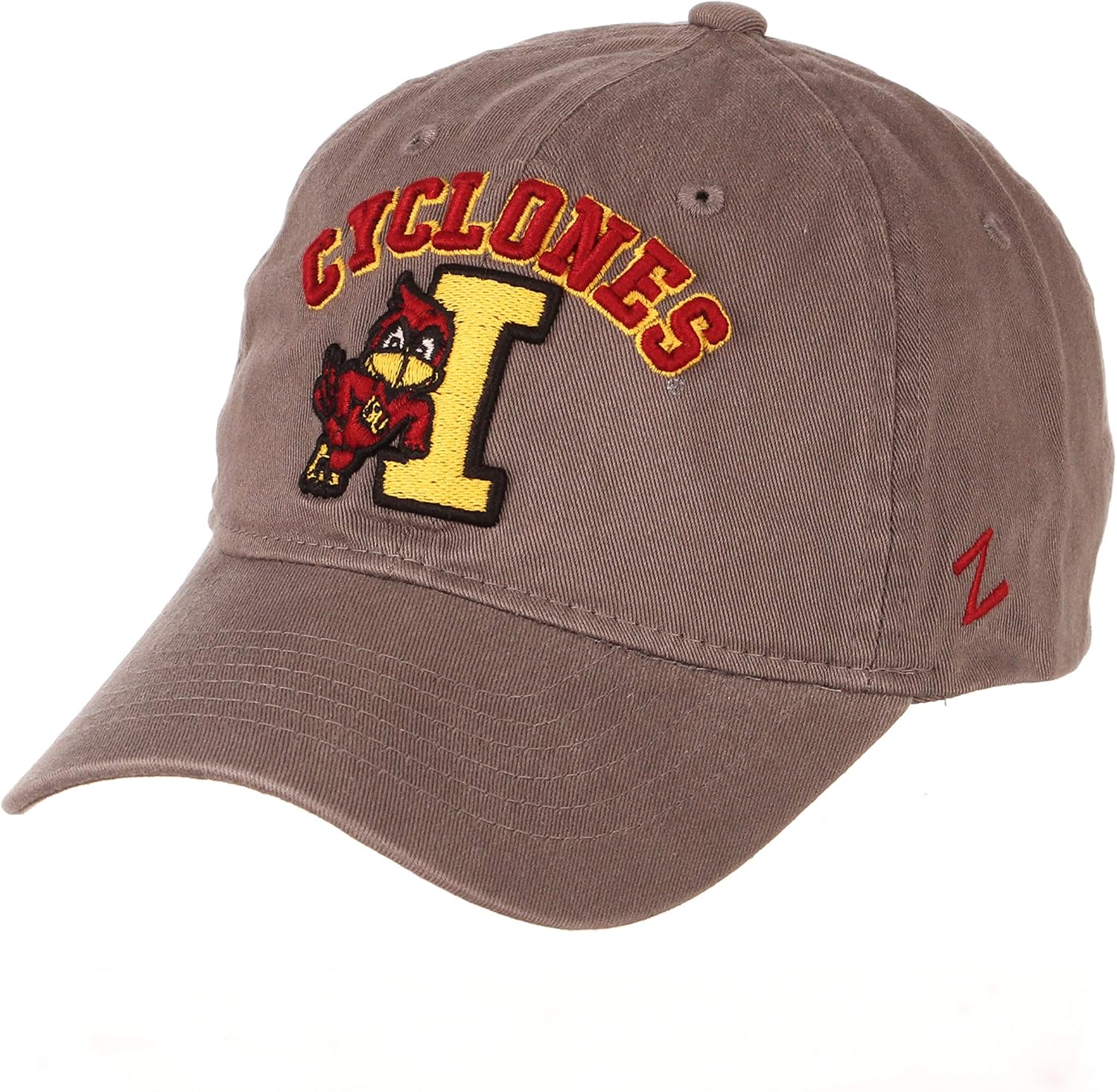 NCAA Iowa State Cyclones Mens Adjustable Scholarship Hat Charcoal, Iowa State Cyclones Charcoal, Adjustable, One size