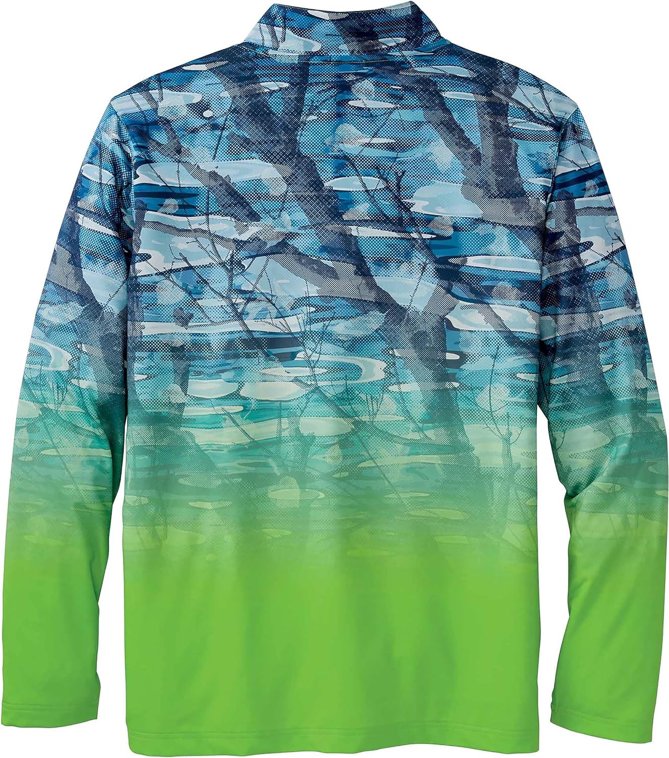 Vista 2 de Legendary Whitetails Camisa Shoal Performance con cremallera de 14 para hombre