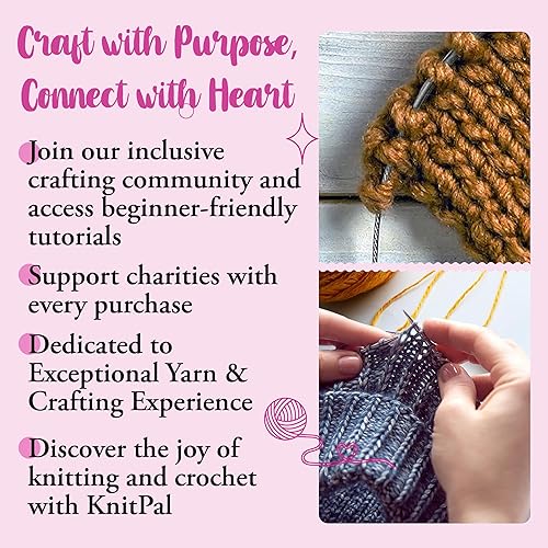 Miniatura 6 de KnitPal Juego de agujas de tejer circulares de metal para calcetines, método de dos circulares, 12 piezas en 6 tamaños, (patrones gratis), ideal