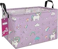 Vista 16 de Cesta de almacenamiento rectangular de tela, organizador de cesta para juguetes, libros, ropa, regalos, mascotas - Perfecta para el hogar, oficina