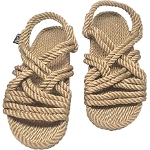 Nomadic State of Mind Lounger Sandals- Handmade Adjustable Rope Shoes Machine Washable Comfortable & Lightweight Vegan Friendly For Women & Men