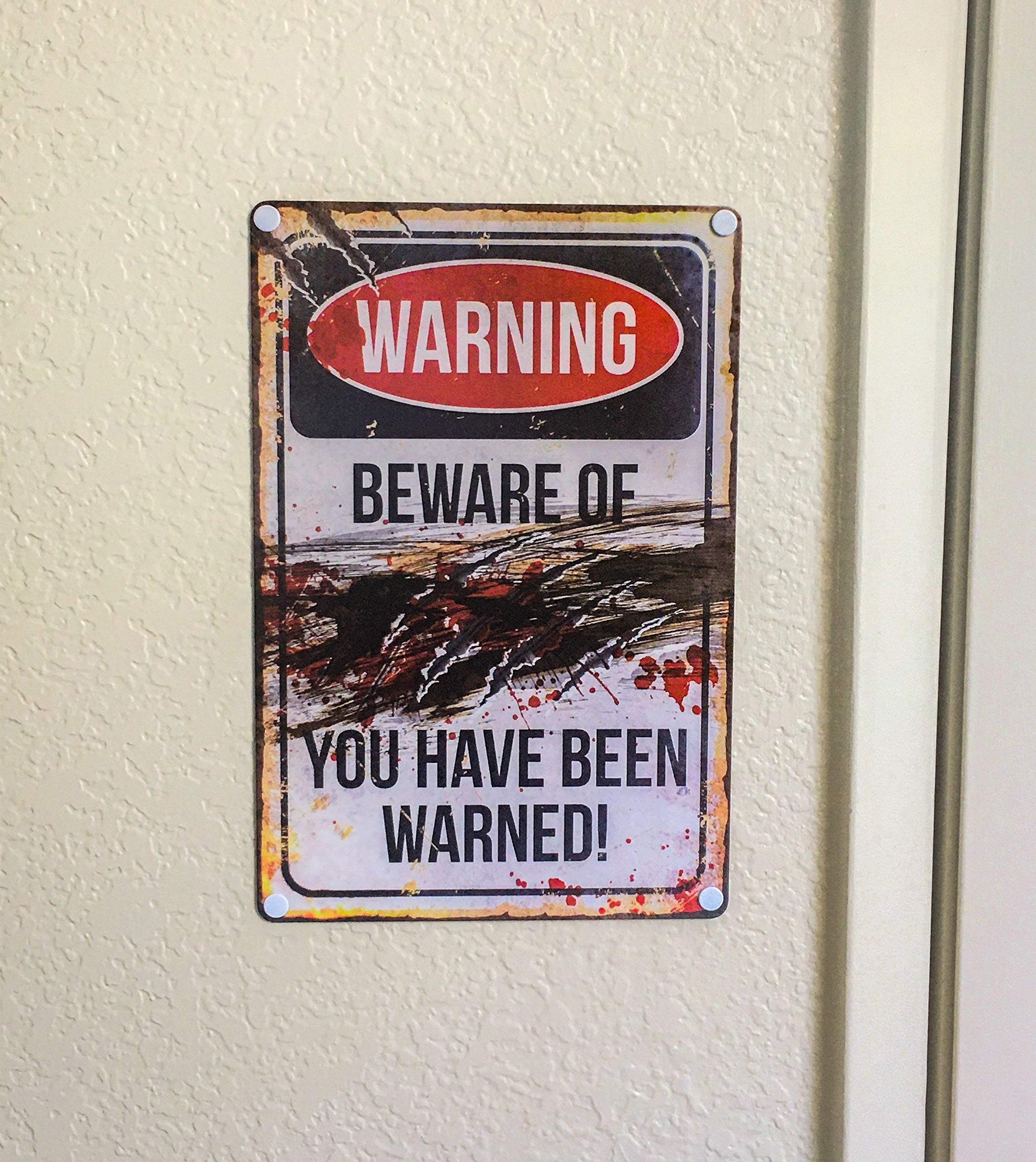 Plaque Métal Vintage « No Trespassing – You Are Here » – Décoration Murale Style Industriel 20x30 Cm