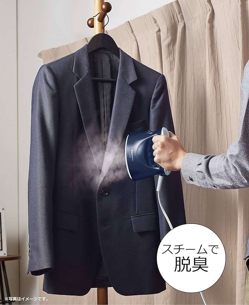 Panasonic - Panasonic衣類スチーマー ダークブルー NI-FS530-DA Amazon | パナソニック 衣類スチーマー/スチームアイロン