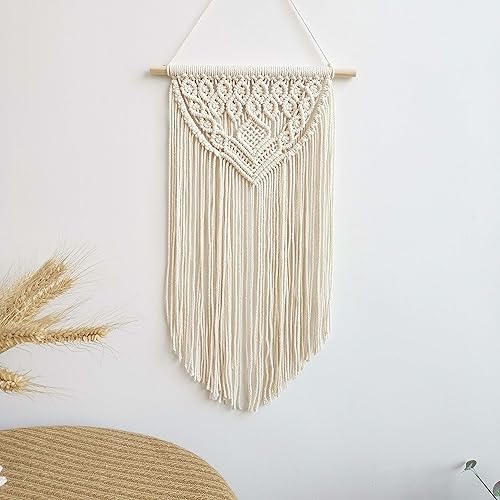 Miniatura 2 de Decoración bohemia de macramé para colgar en la pared, hermoso arte de pared decorativo para el hogar, apartamento, dormitorio, cuarto de bebé,