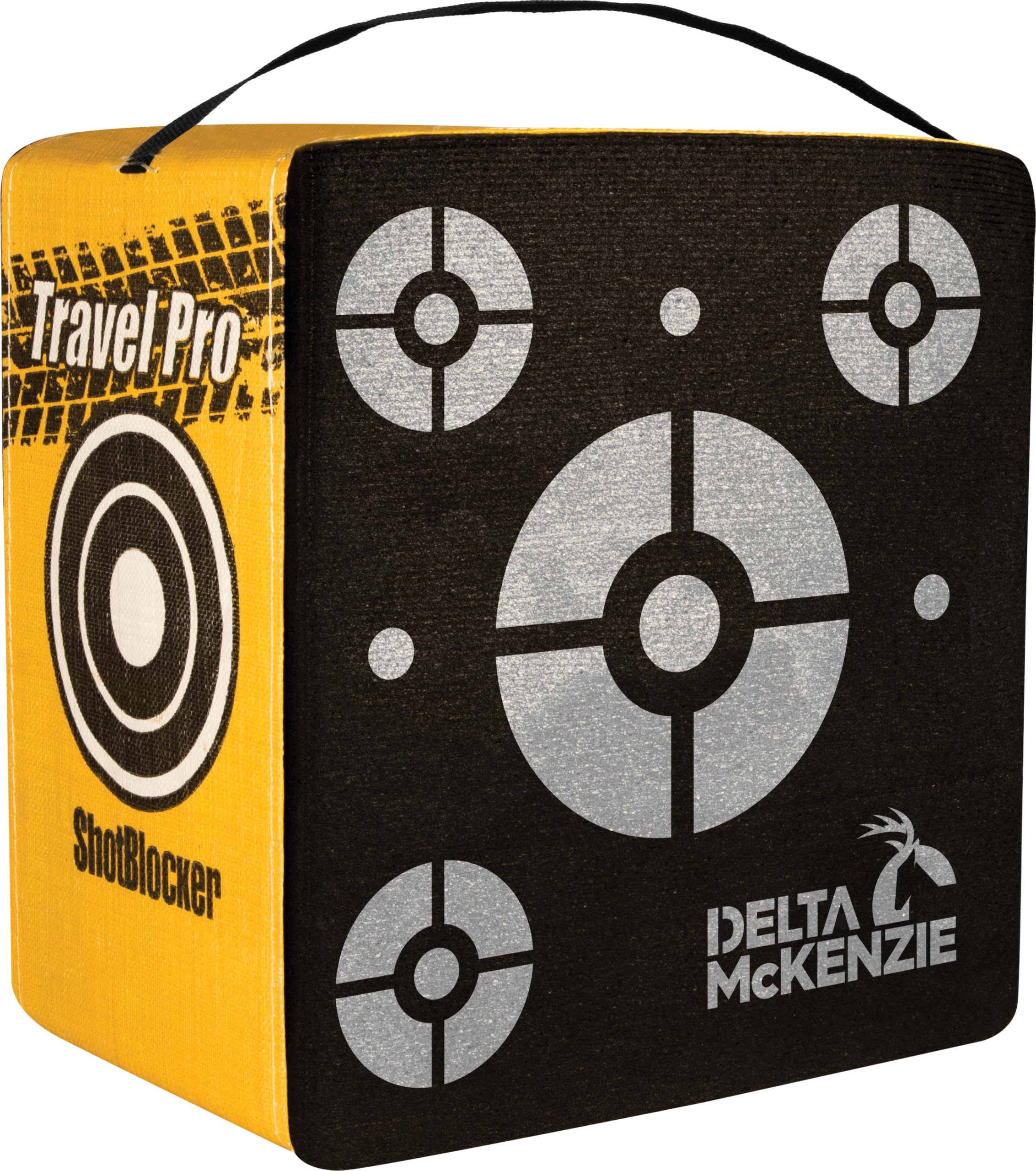 Delta McKenzie Travel Pro Portable Layered Foam Archery Target - Welded Core Technology - 18"x16"x11" - Field Points & Broadheads - Traditional Recurve Compound Bow Practice Target