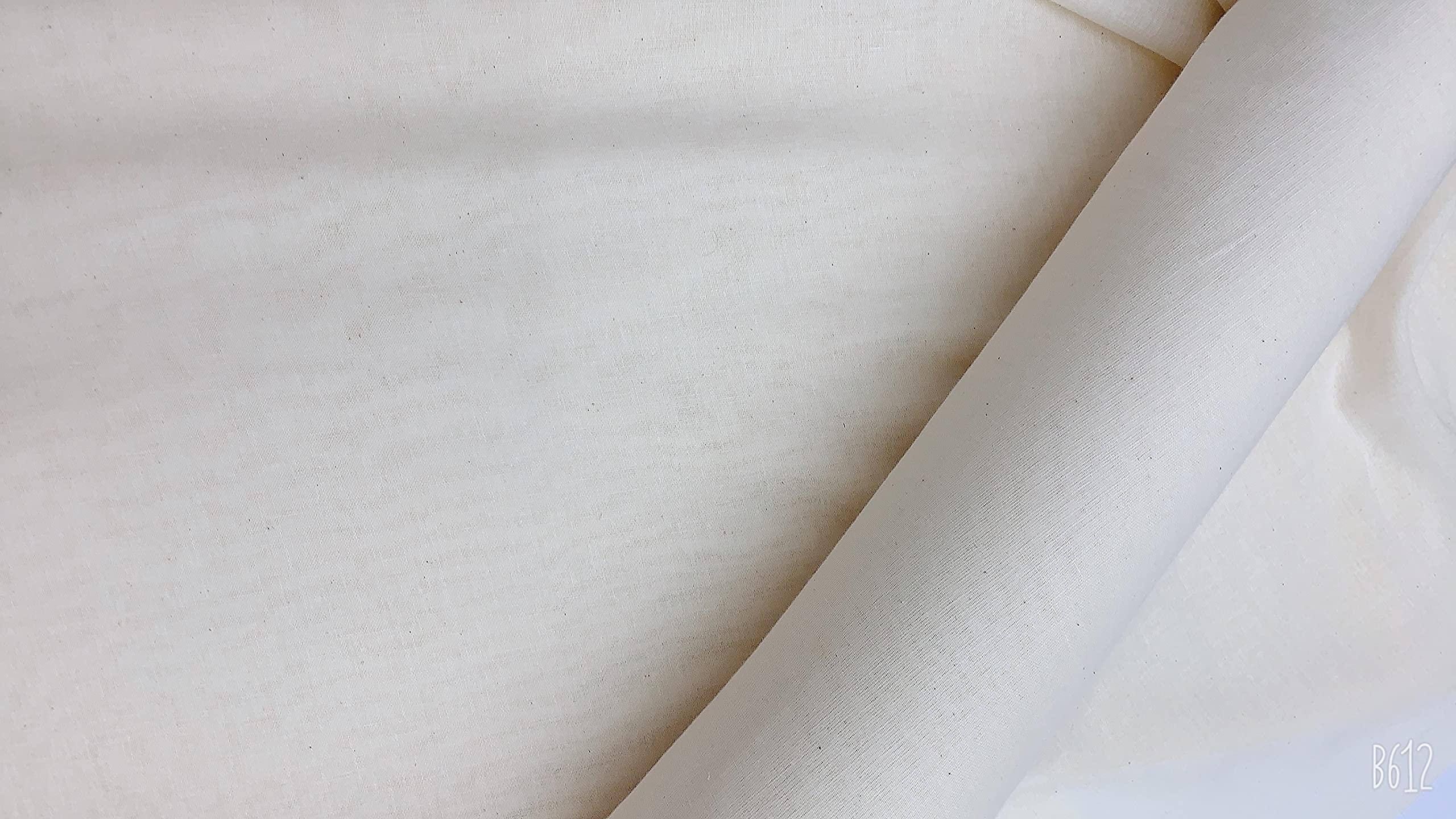 Muslin Cloth 100% Cotton Fabric Cheese Cloth by The Metre for Cooking Embroidery, Straining, Baking and Halloween Decorations - Image 2