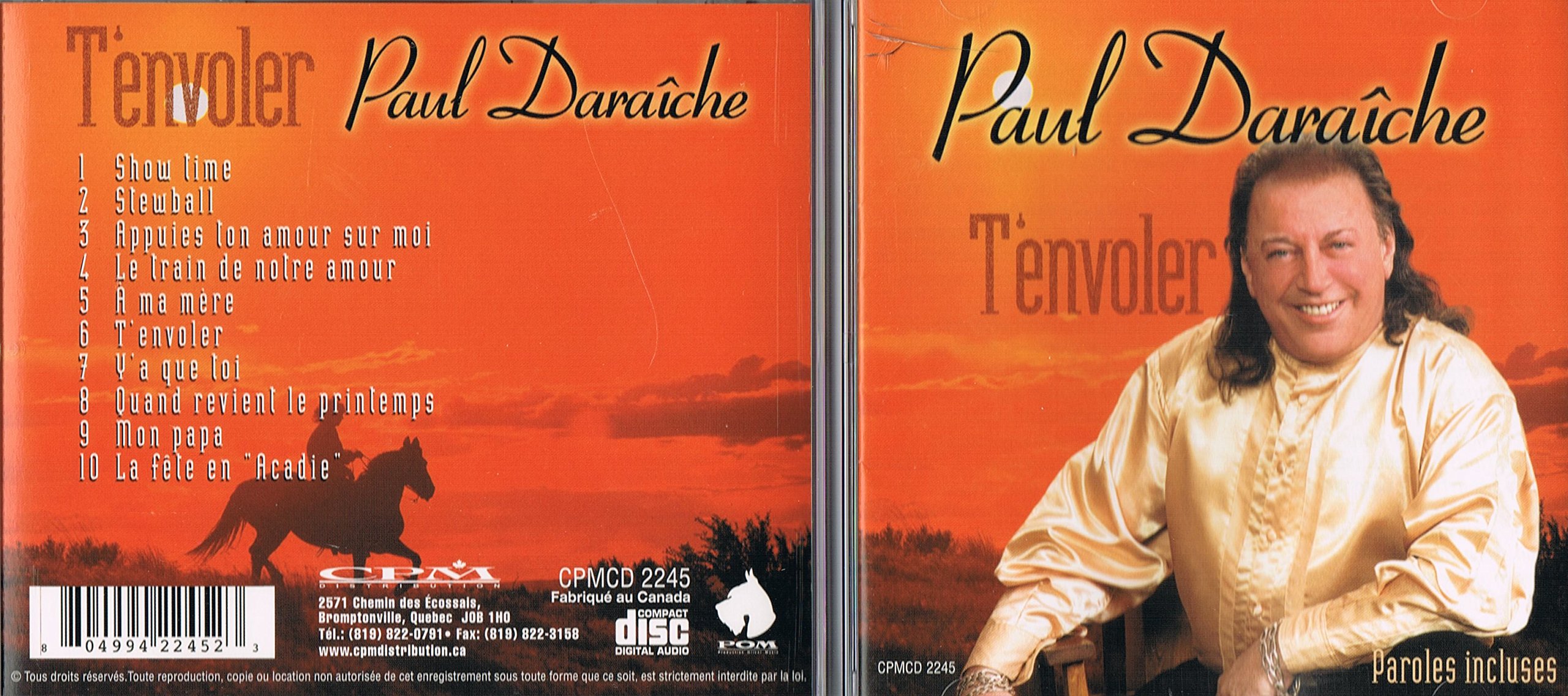 T'envoler [Audio CD] Paul Daraiche and Variés
