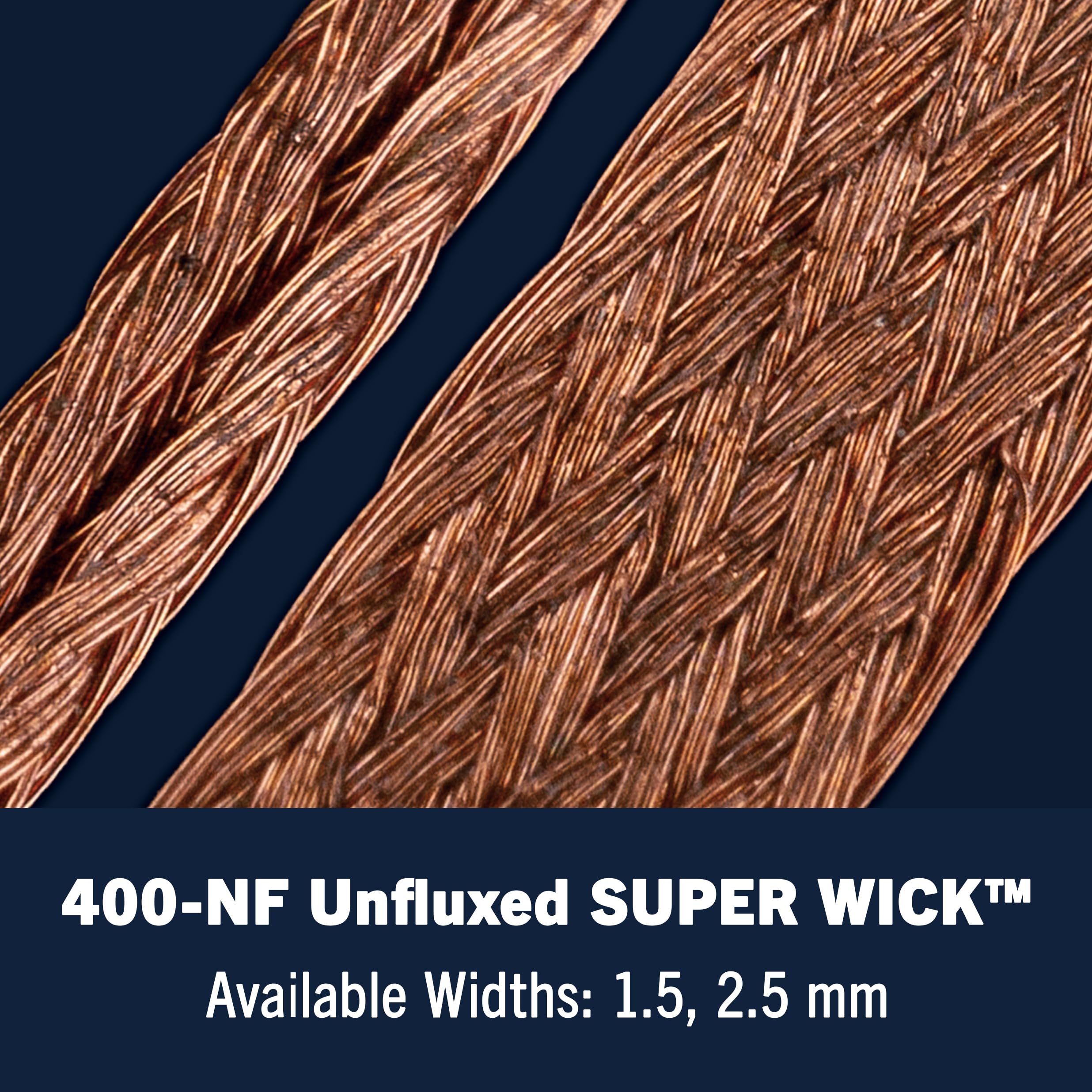 MG Chemicals 424-NF-10FT Treccia dissaldante Super Wick non flussata, 0,06" di larghezza x 10' di lunghezza, sicura ESD