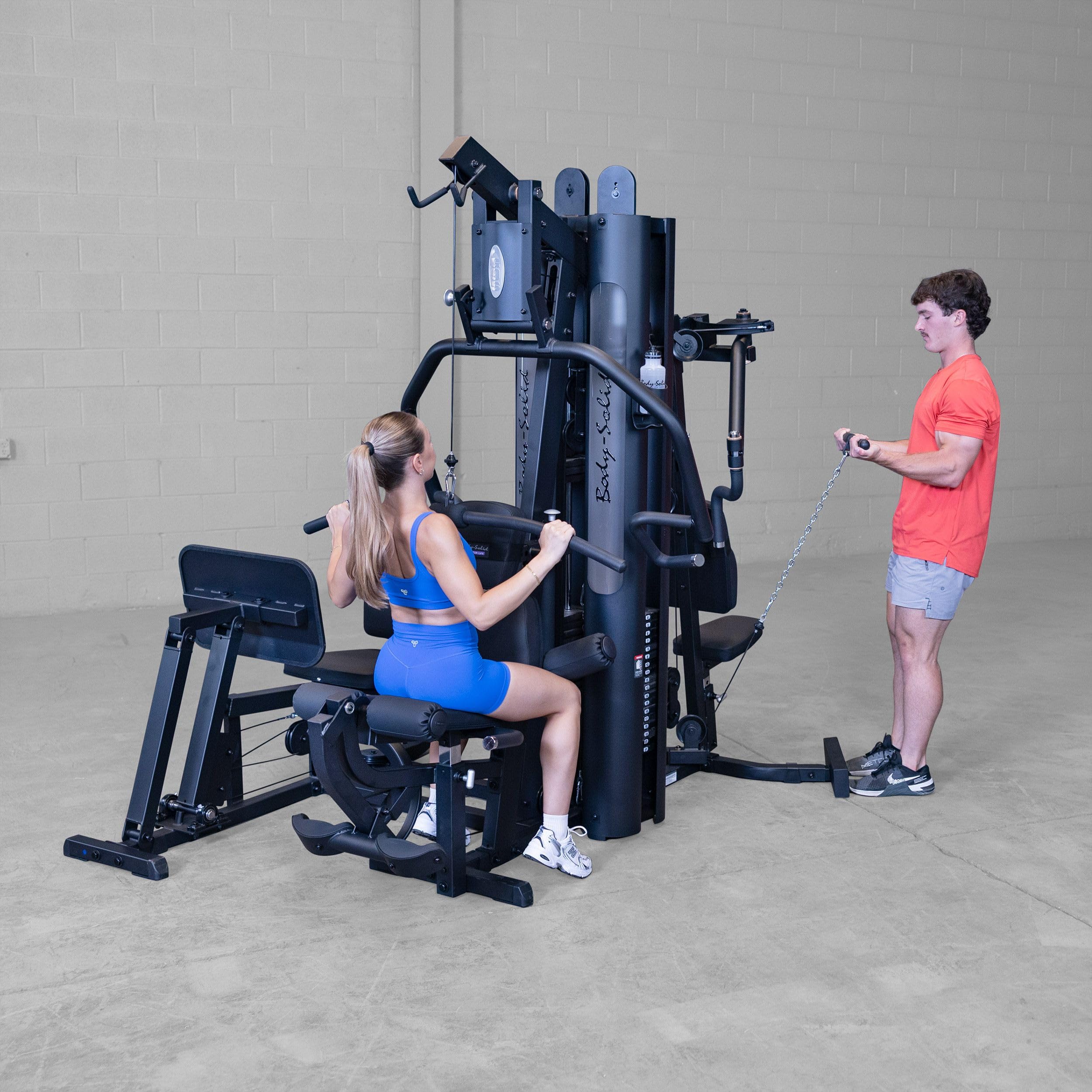 Body-Solid G-9U Kraftstation | Ganzkörpertrainer | inklusive 2X 95kg-Steckgewichtsblock | Home-Gym | Fitnessstation | Multi-Gym | Power-Tower für zuhause