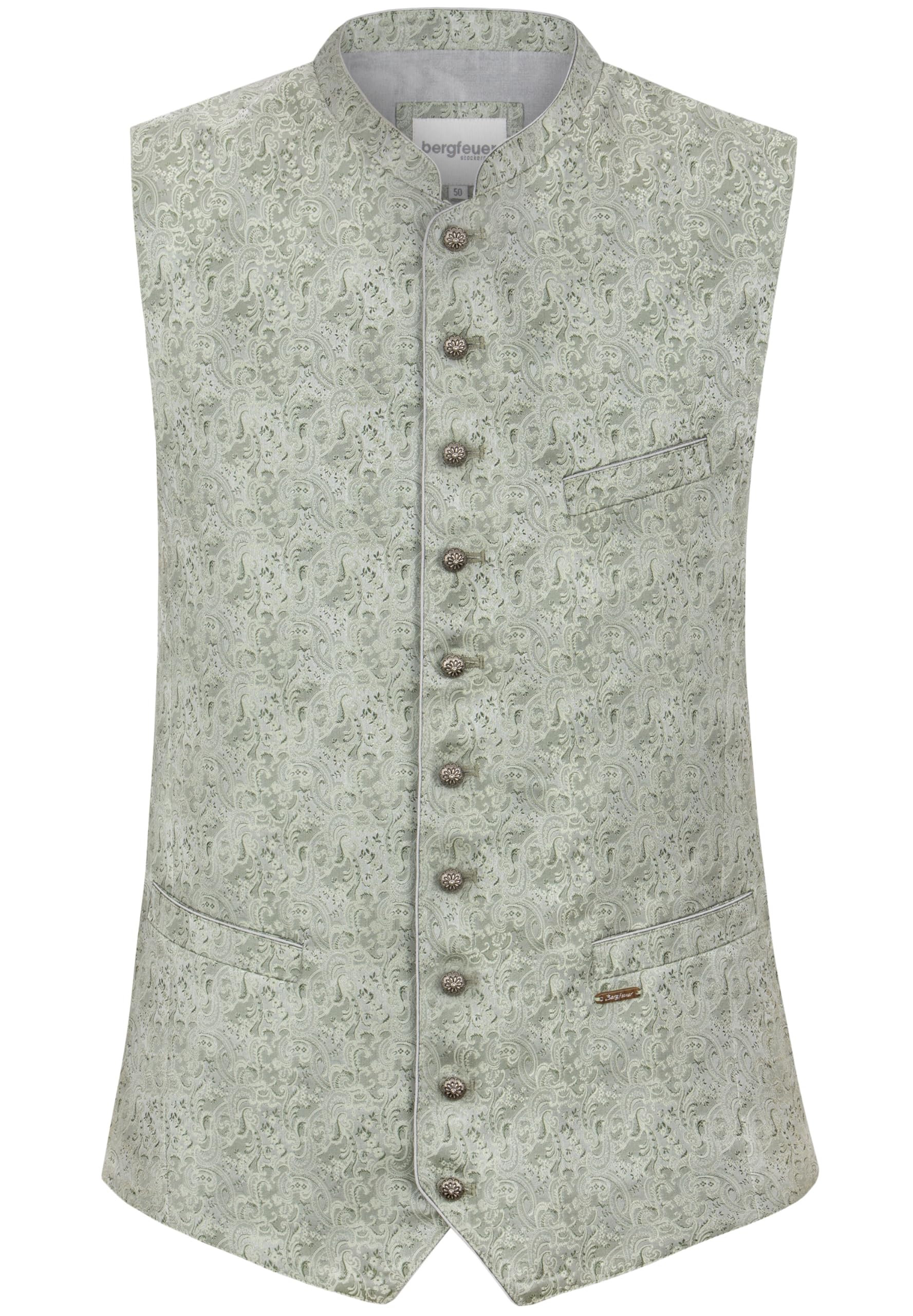 Chaleco tradicional de hombre en color verde talla 58 6