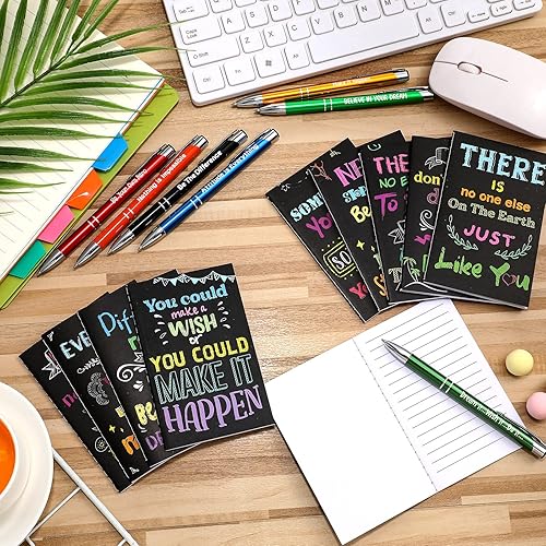 Miniatura 4 de 40 blocs de notas inspiradores, bolígrafo motivacional de la Biblia con cuaderno a granel 2025, regalo de graduación para mujeres, mini diario