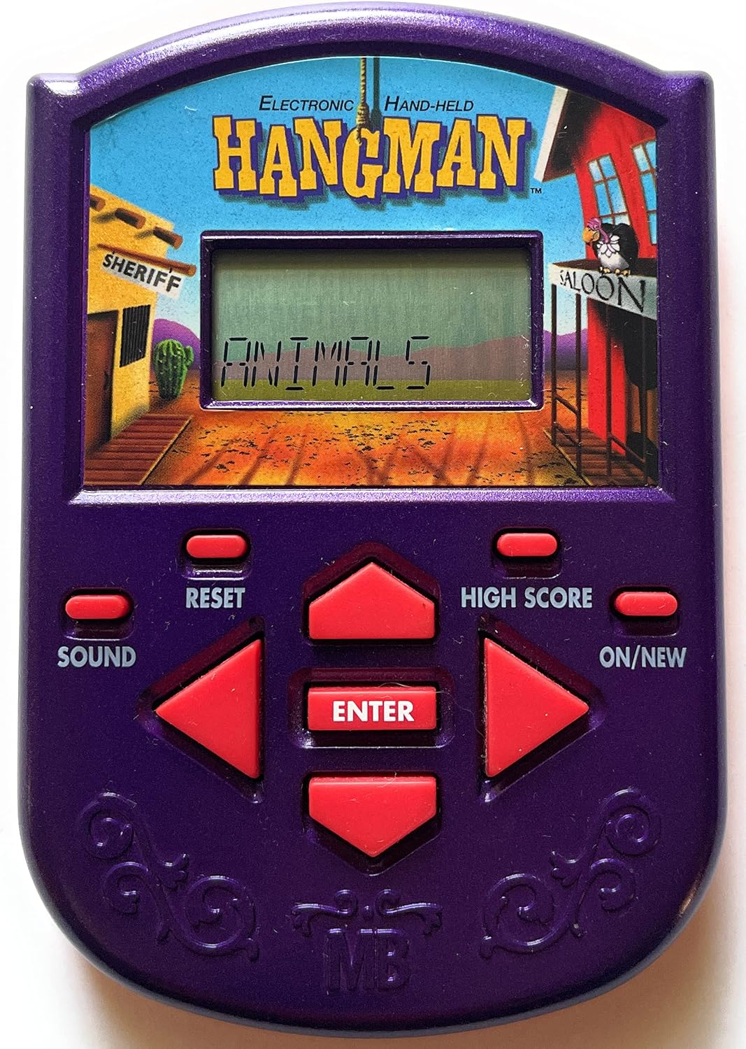 Milton Bradley Hand Held Hangman Video Game Toys & Games