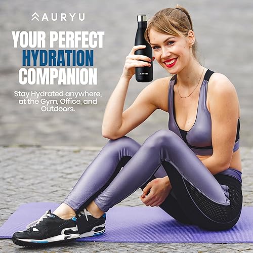 Miniatura 3 de Best in Class - Botella de agua de acero inoxidable aislada de triple pared, mantiene tus bebidas frías hasta 24 horas y calientes hasta 12 horas, a