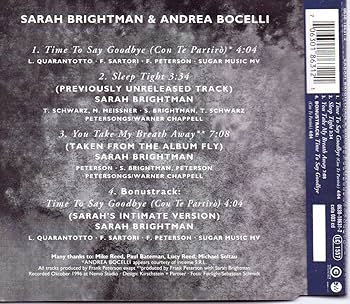 Amazon.co.jp: Time to Say Goodbye: Music