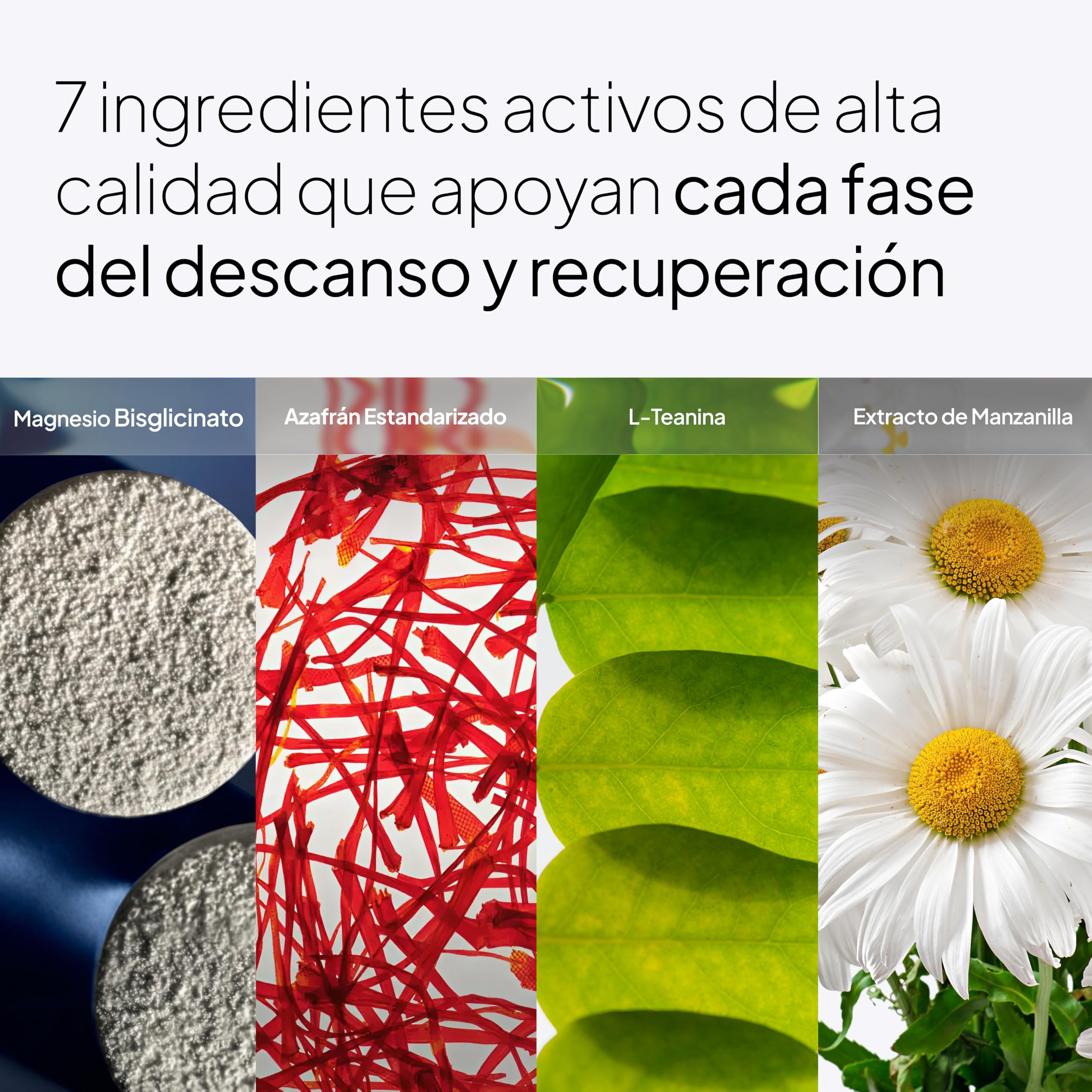 Suplemento Bebible para Dormir sin Melatonina - Magnesio Glicina L-Teanina