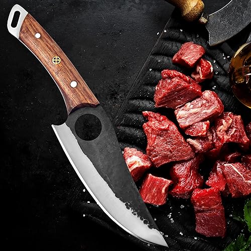 Miniatura 6 de KIMPE Cuchillo de chef J2 (brasas rústicas, 11 pulgadas)