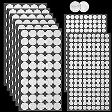 Klettpunkte Selbstklebend, 10mm/20mm Klettklebepunkte Self Adhesive,Stark Dots Klett Klebe Punkte,Rund Klettverschluss Punkte Selbstklebend Für Schule Handwerk Lernmaterial,Stoff, Diy Weihnachtsk