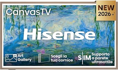 Hisense Canvas TV QLED 144Hz 55" 4K 55S7S