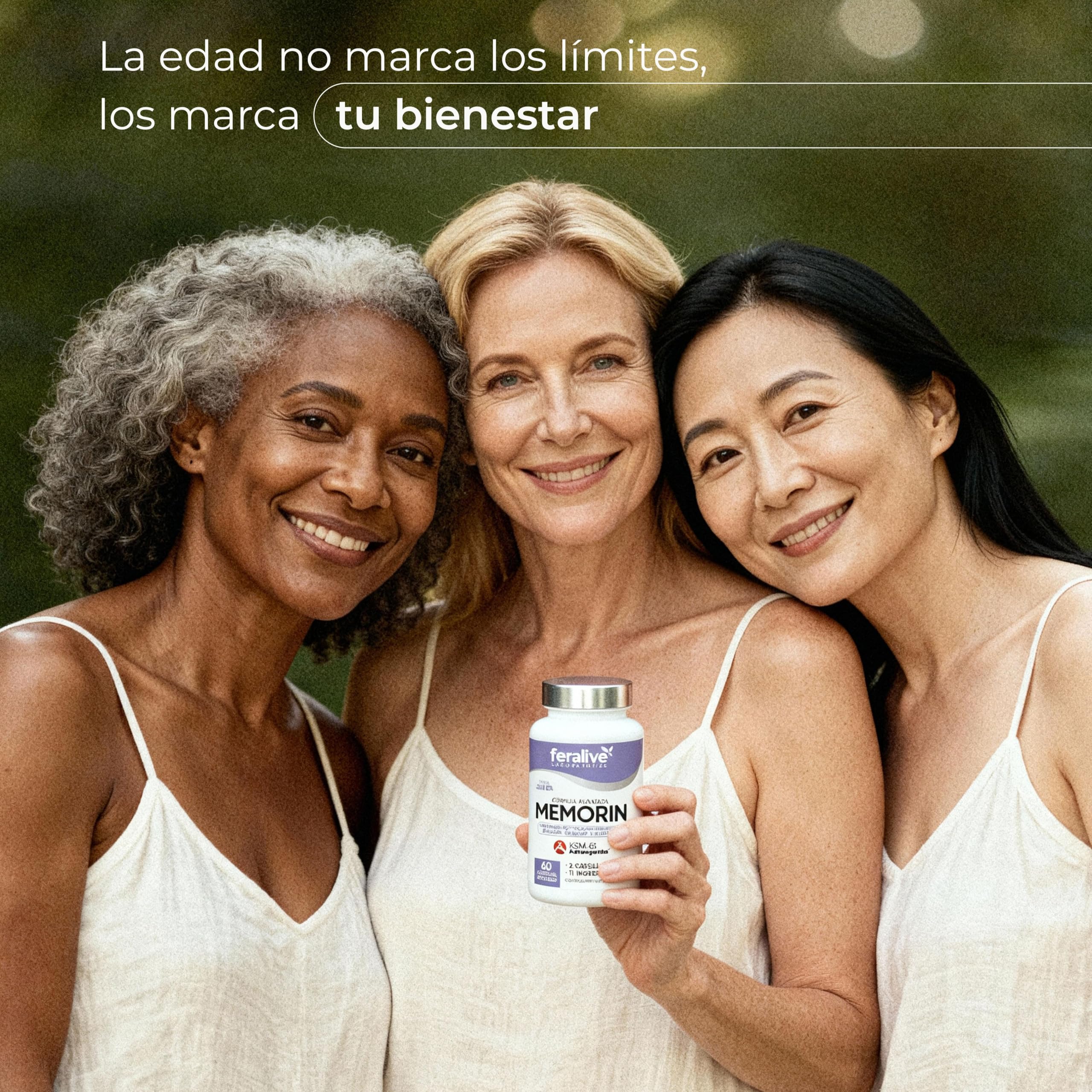 Memorin 60 Cápsulas – Fórmula con KSM-66® Ashwagandha, Bacopa, Ginkgo, Fosfatidilserina – Suplemento para Memoria, Concentración y Rendimiento Cognitivo