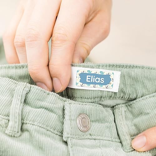 Miniatura 4 de Etiquetas de nombre personalizadas para niños 60 unidades  Calcomanías de nombre impermeables para la escuela, artículos y ropa  Calcomanías