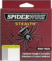 Vista 40 de Spiderwire Stealth Braid 3000 Yardas