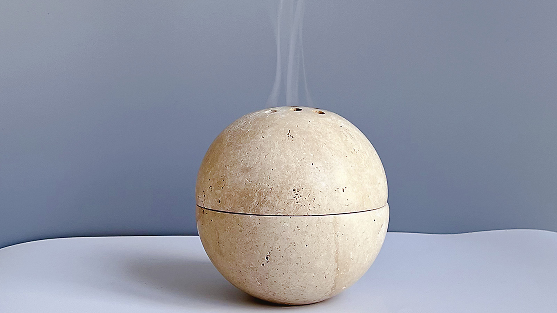 Amazon.com: SAIDKOCC 9 Holes Handmade Natural Marble Round Incense